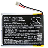 New 650mAh Battery for Sennheiser PXC 550; P/N:AHB413645PCT