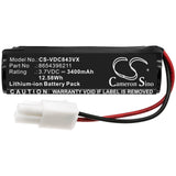 New Replacement 3400mAh Battery for Vileda Quick &amp; Clean,VI409842; P/N:8654396211