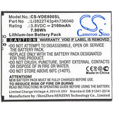 New 2100mAh Battery for Vodafone Smart E8,VFD511,VFD513; P/N:Li3822T43p4h736040