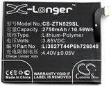 Battery for ZTE Nubia Z11 mini,  NX529,  NX529J